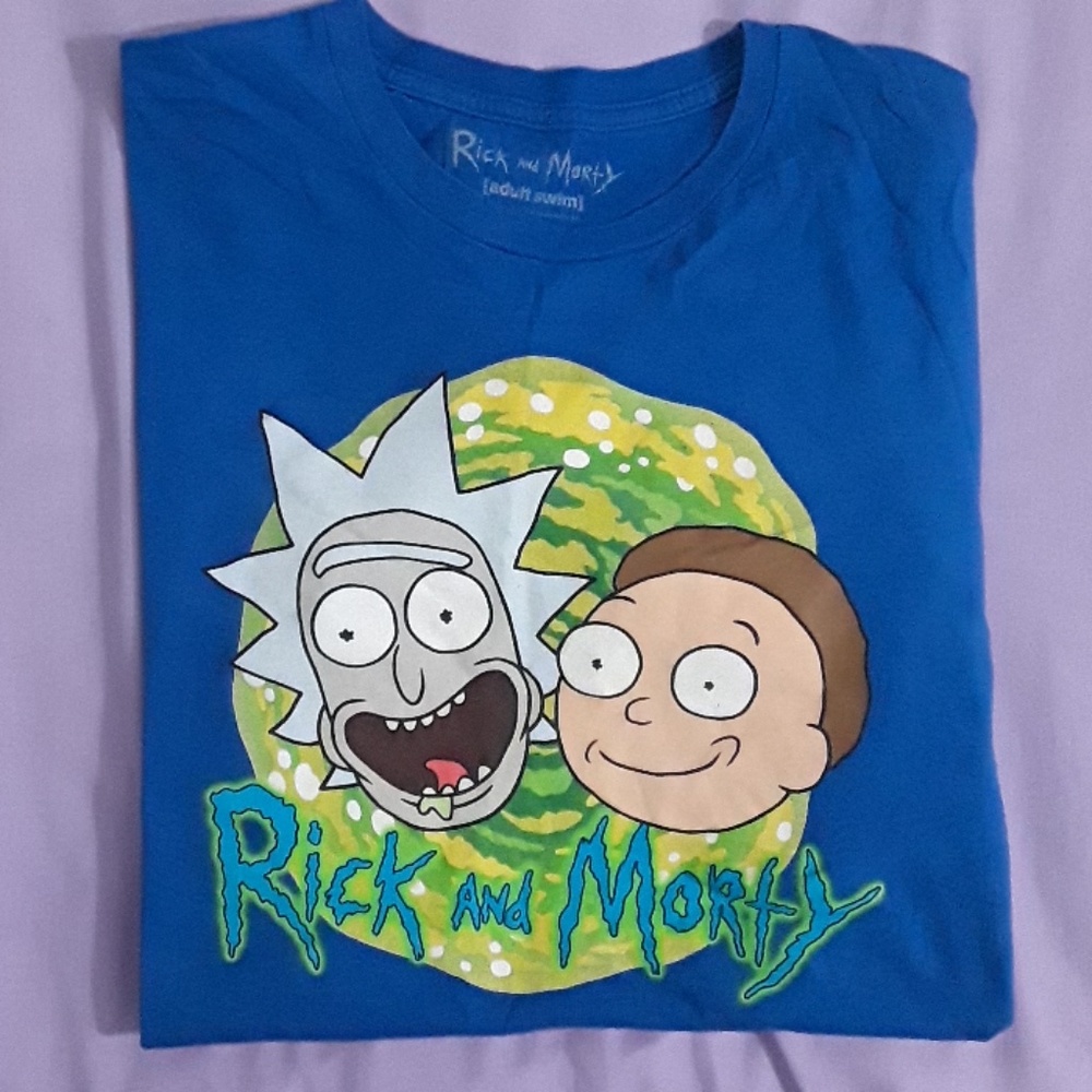 Rick and morty graphic design t-shirt